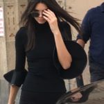 INF – Kendall Jenner Dressed In All Black At The Ace Hotel